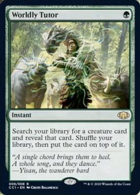 Worldly Tutor - Commander Collection: Green - magic
