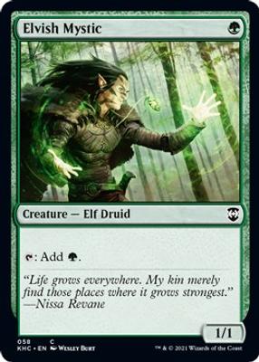 Elvish Mystic - Commander: Kaldheim - magic