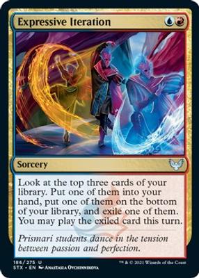 Expressive Iteration - Strixhaven: School of Mages - magic