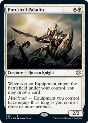 Puresteel Paladin - Commander: Adventures in the Forgotten Realms - magic