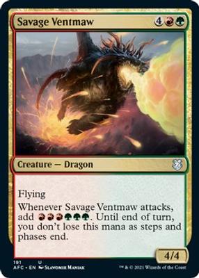 Savage Ventmaw - Commander: Adventures in the Forgotten Realms - magic