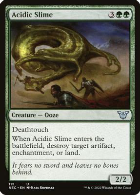 Acidic Slime - Commander: Kamigawa: Neon Dynasty - magic