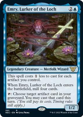 Emry, Lurker of the Loch - Commander: Kamigawa: Neon Dynasty - magic