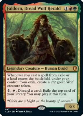 Faldorn, Dread Wolf Herald - Commander Legends: Battle for Baldur's Gate - magic
