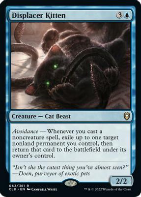 Displacer Kitten - Commander Legends: Battle for Baldur's Gate - magic