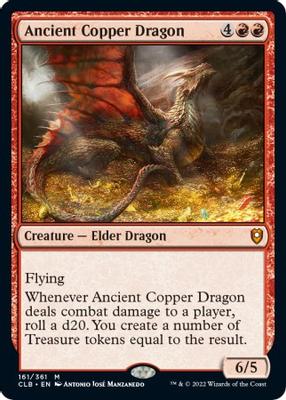 Ancient Copper Dragon - Commander Legends: Battle for Baldur's Gate - magic