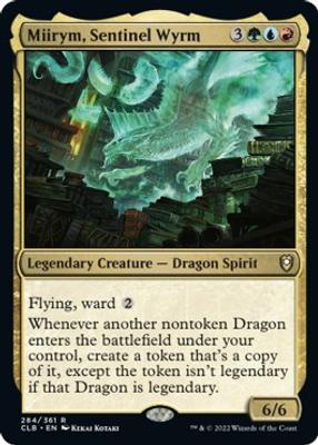 Miirym, Sentinel Wyrm - Commander Legends: Battle for Baldur's Gate - magic