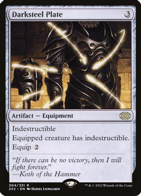 Darksteel Plate - Double Masters 2022 - magic