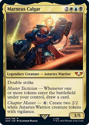 Marneus Calgar (Surge Foil) - Universes Beyond: Warhammer 40,000 - Magic: The Gathering