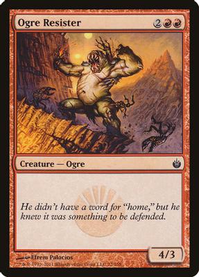 Ogre Resister - Mirrodin Besieged - magic