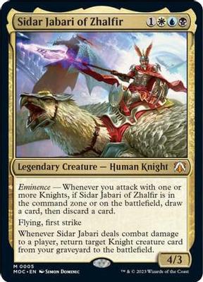 Sidar Jabari of Zhalfir - Commander: March of the Machine - magic
