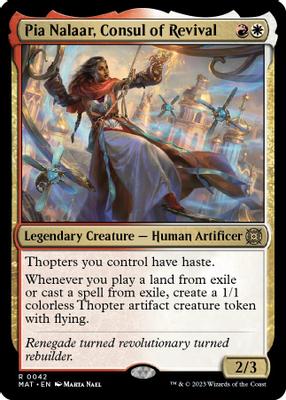 Pia Nalaar, Consul of Revival - March of the Machine: The Aftermath - Magic: The Gathering