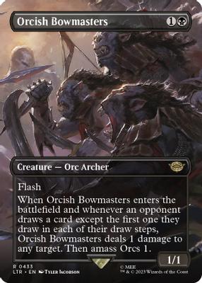 Orcish Bowmasters (Borderless) - Universes Beyond: The Lord of the Rings: Tales of Middle-earth - Magic: The Gathering