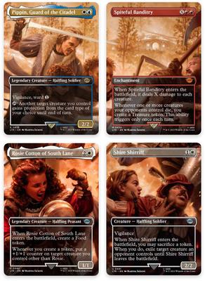 The Scouring of the Shire Scene [Set of 4] - Universes Beyond: The Lord of the Rings: Tales of Middle-earth - Magic: The Gathering