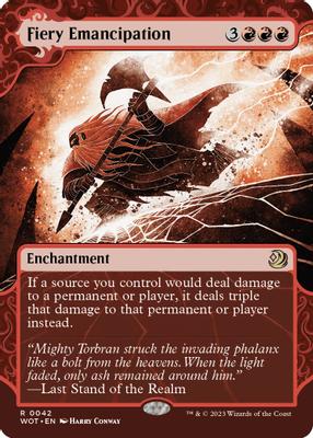 Fiery Emancipation - Wilds of Eldraine: Enchanting Tales - Magic: The Gathering
