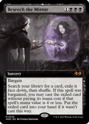 Beseech the Mirror (Extended Art) - Wilds of Eldraine - Magic: The Gathering