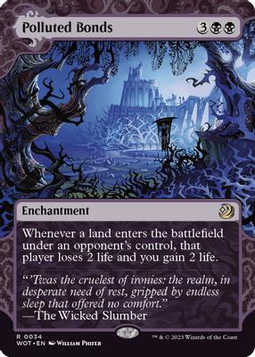 Polluted Bonds - Wilds of Eldraine: Enchanting Tales - Magic: The Gathering