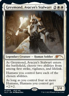 Greymond, Avacyn's Stalwart - SLX Cards - Magic: The Gathering