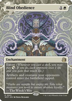 Blind Obedience - Wilds of Eldraine: Enchanting Tales - Magic: The Gathering