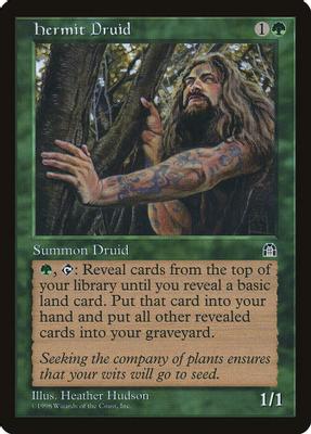 Hermit Druid - Stronghold - Magic: The Gathering