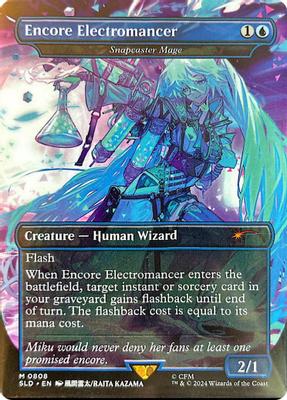 Encore Electromancer - Snapcaster Mage (Rainbow Foil) - Secret Lair Drop Series - Magic: The Gathering