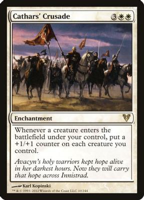 Cathars' Crusade - Avacyn Restored - Magic: The Gathering