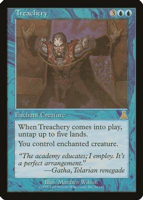 Treachery - Urza's Destiny - Magic: The Gathering