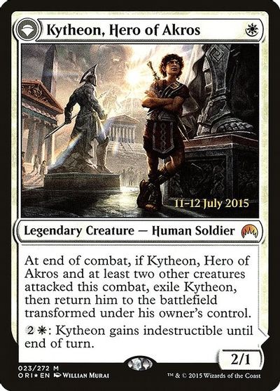 Kytheon Hero Of Akros Prerelease Cards Magic The Gathering Tcgplayer Com