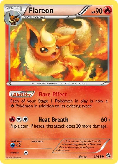 Flareon [Reverse Holo] #13