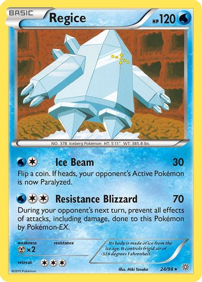 Regice [Reverse Holo] #24