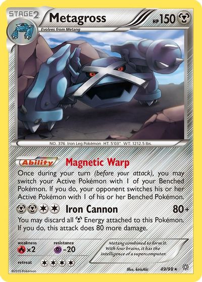 Metagross [Reverse Holo] #49