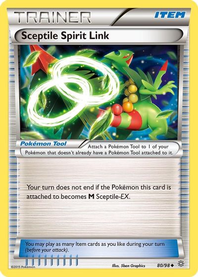 Sceptile Spirit Link [Reverse Holo] #80