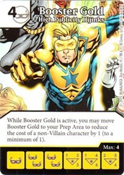 Justice League BOOSTER GOLD High Publicity Hijinks #111 rare Dice Masters DC