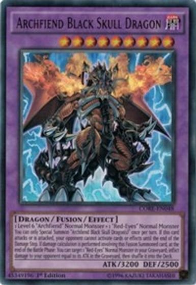 Archfiend Black Skull Dragon #CORE-EN048