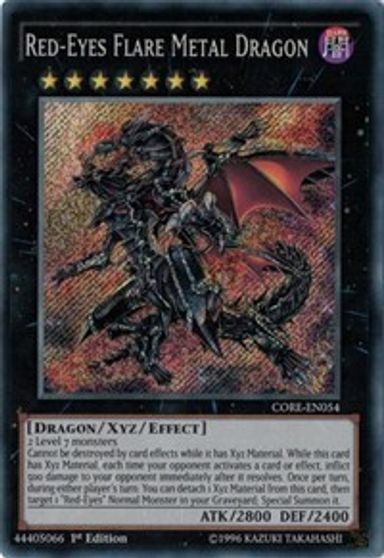 Red Eyes Flare Metal Dragon #CORE-EN054