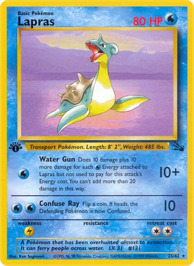Lapras [1st Edition] #25