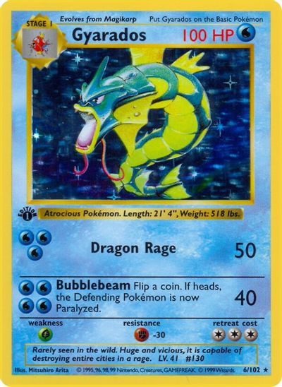 Gyarados [Shadowless] #6