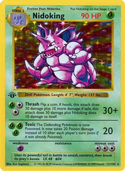 Nidoking [Shadowless] #11