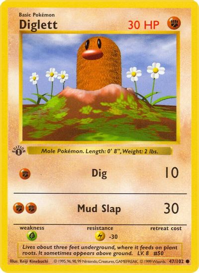 Diglett [1st Edition] #47