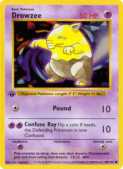 Drowzee [1st Edition] #49