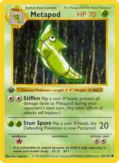 Metapod [1st Edition] #54
