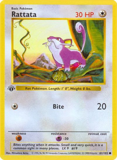 Rattata [1st Edition] #61
