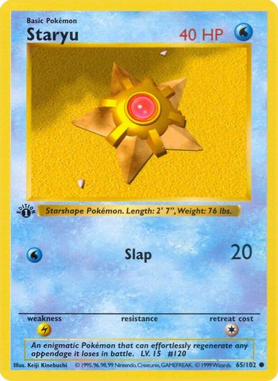 Staryu [1st Edition] #65
