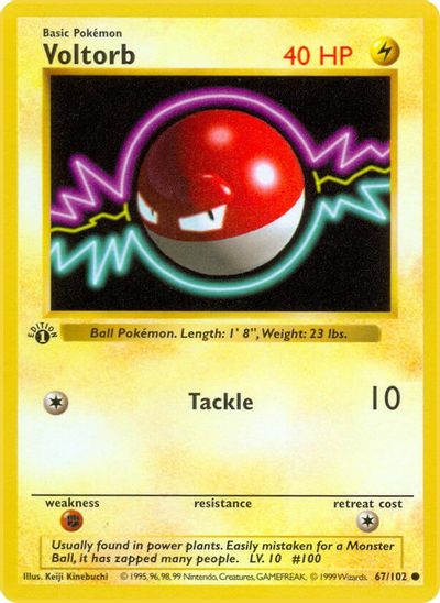 Voltorb [1st Edition] #67
