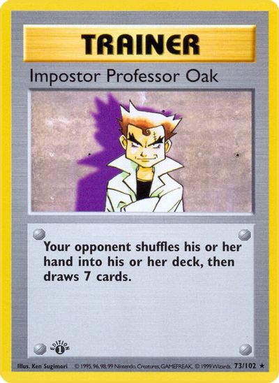 Imposter Professor Oak [Shadowless] #73