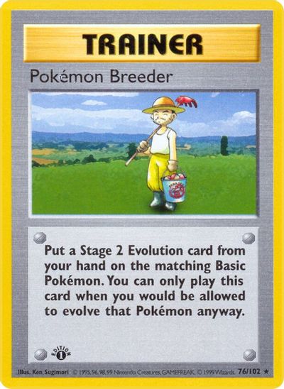 Pokemon Breeder [1st Edition] #76
