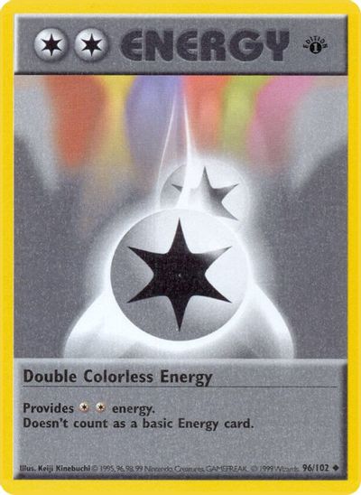 Double Colorless Energy [1st Edition] #96