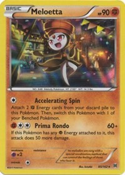 Meloetta [Reverse Holo] #85