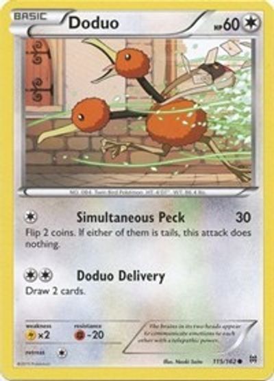Doduo [Reverse Holo] #115