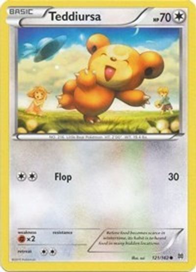 Teddiursa [Reverse Holo] #121